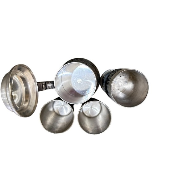 Vtg. Ha ha rein zinn german pewter hunting scene Drinkware Set marked - Picture 10 of 15